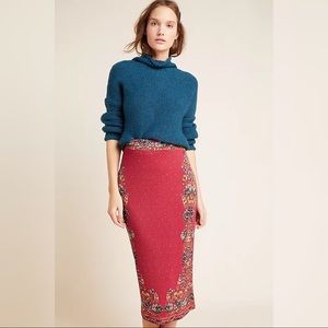 Anthropologie x Farm RIO Catalina Knit Skirt, NWT